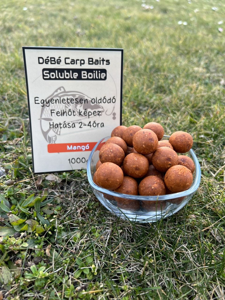 DéBé Carp Baits Soluble Boilie Hot Mangó